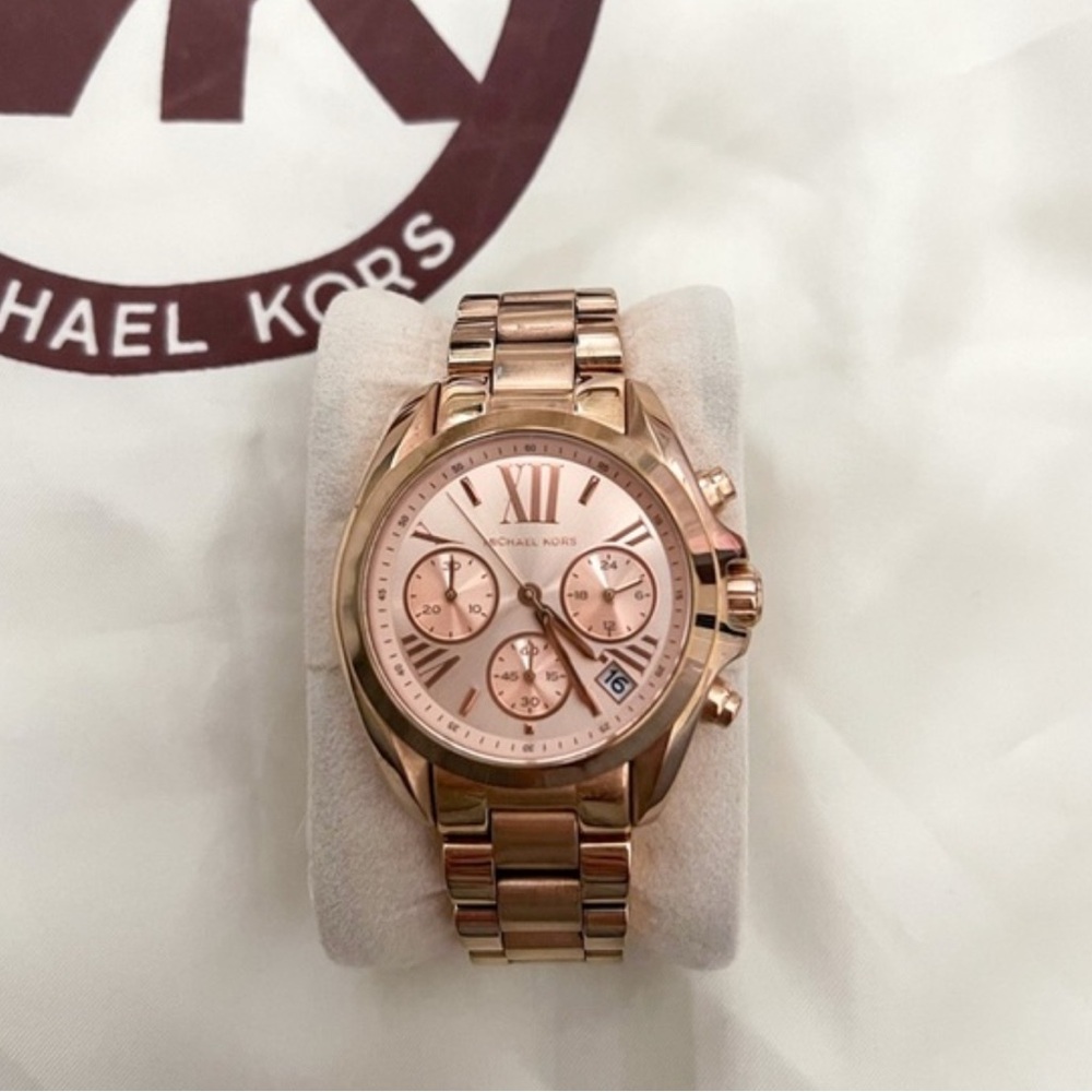 Michael Kors Rose Gold Chronograph Watch